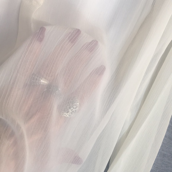 SOFT SURROUNDINGS Cool Comfy Gauzy Leisure Lounge Summer Long Line Oversized Top - Picture 15 of 15